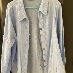 Oversized Linen Button up